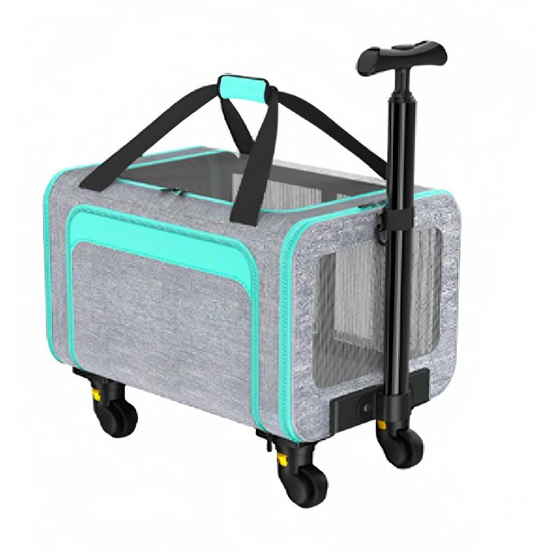 Расширяемая оксфордская сумка-переноска для домашних животных с телескопической ручкой