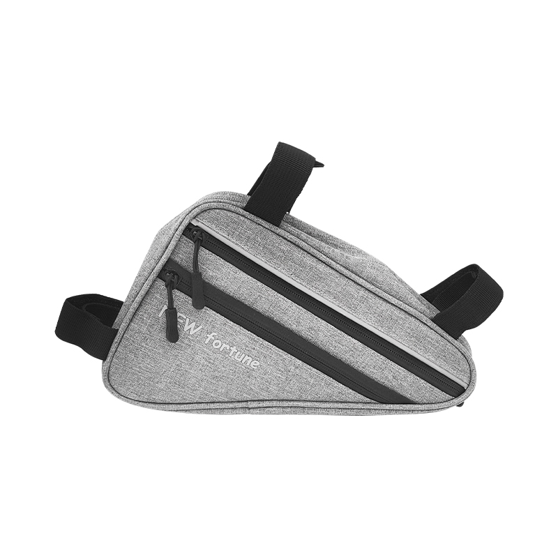 BI-01 Водонепроницаемая треугольная сумка для велосипеда с серой светоотражающей лентой